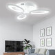 3 Heads Modern LED Ceiling Acrylic Home Lights Home Chandelier Lamp+Remote 3200-6500K