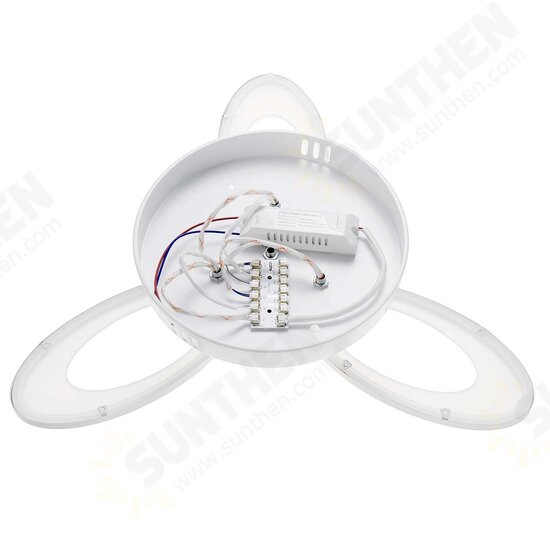 3 Heads Modern LED Ceiling Acrylic Home Lights Home Chandelier Lamp+Remote 3200-6500K