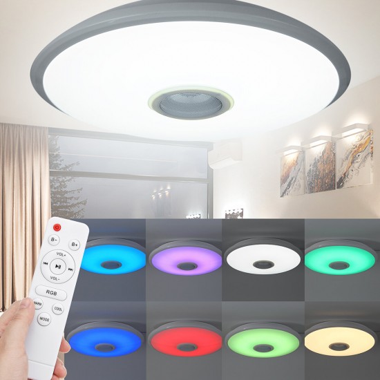 36/72W 110V/220V WIFI bluetooth LED Ceiling Light 256 Color RGB Music Dimmable Lamp Remote