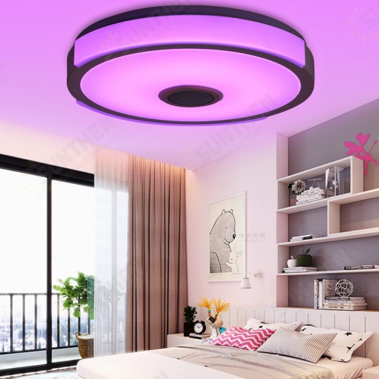 36W 108LED Music Ceiling Lamp RGB APP+Remote Control Bedroom Study Living Room