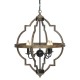 4-Light Pendant Lighting Rustic Metal Chandelier Industrial Ceiling Hanging Lamp 4-Light Pendant Lighting Rustic Metal Chandelier Industrial Ceiling Hanging Lamp