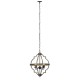 4-Light Pendant Lighting Rustic Metal Chandelier Industrial Ceiling Hanging Lamp