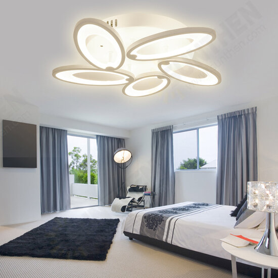 5 Heads Modern LED Ceiling Acrylic Home Lights Home Chandelier Lamp+Remote 3200-6500K 5 Heads Modern LED Ceiling Acrylic Home Lights Home Chandelier Lamp+Remote 3200-6500K