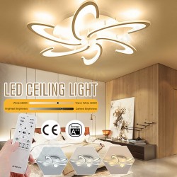 6 Heads Modern LED Acrylic Ceiling Lamp Pendant Light Chandeliers Bedroom+Remote Control 6 Heads Modern LED Acrylic Ceiling Lamp Pendant Light Chandeliers Bedroom+Remote Control