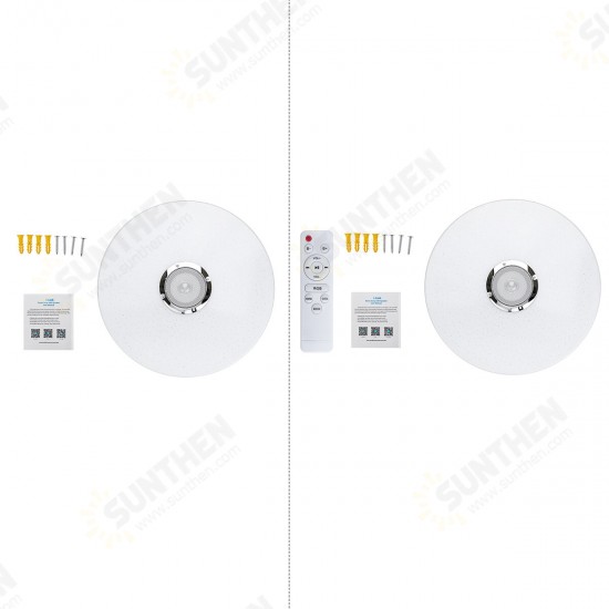 72W Smart LED Ceiling Light Lamp RGB bluetooth Music Speaker Bedroom Wall Lamp 72W Smart LED Ceiling Light Lamp RGB bluetooth Music Speaker Bedroom Wall Lamp