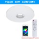 72W Smart LED Ceiling Light Lamp RGB bluetooth Music Speaker Bedroom Wall Lamp 72W Smart LED Ceiling Light Lamp RGB bluetooth Music Speaker Bedroom Wall Lamp