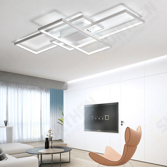 90x50CM Living Room LED Ceiling Light Nordic Creative Lamps and Lanterns Modern Minimalist Rectangular Bedroom Home Decoration Lighting