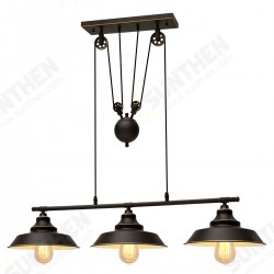78inch x 35inch AC110V 60W 3-Lights Pulley Pendant Chandelier Kitchen Island Light Fixture 78inch x 35inch AC110V 60W 3-Lights Pulley Pendant Chandelier Kitchen Island Light Fixture