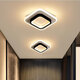 LED Dimmable Ceiling Light Square/Round Lamp Fixtures Bedroom Cloakroom 85-265V