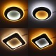 LED Dimmable Ceiling Light Square/Round Lamp Fixtures Bedroom Cloakroom 85-265V