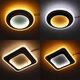 LED Dimmable Ceiling Light Square/Round Lamp Fixtures Bedroom Cloakroom 85-265V