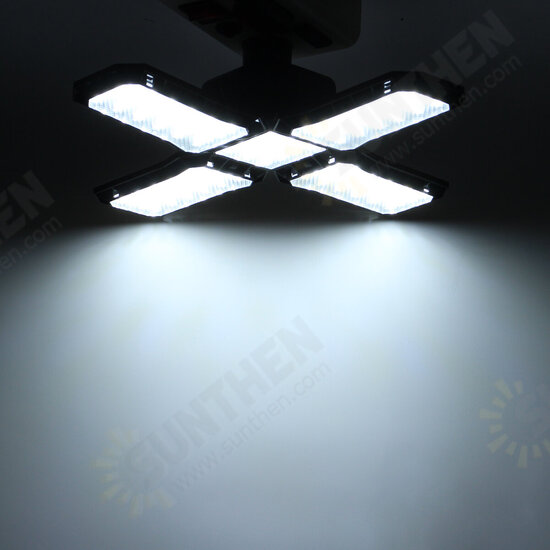 LED Three Leaf Four Leaf Garage Light Folding Light Ceiling Light AC85-265V 6000-6500K