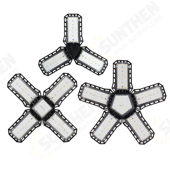 LED Three Leaf Four Leaf Garage Light Folding Light Ceiling Light AC85-265V 6000-6500K LED Three Leaf Four Leaf Garage Light Folding Light Ceiling Light AC85-265V 6000-6500K