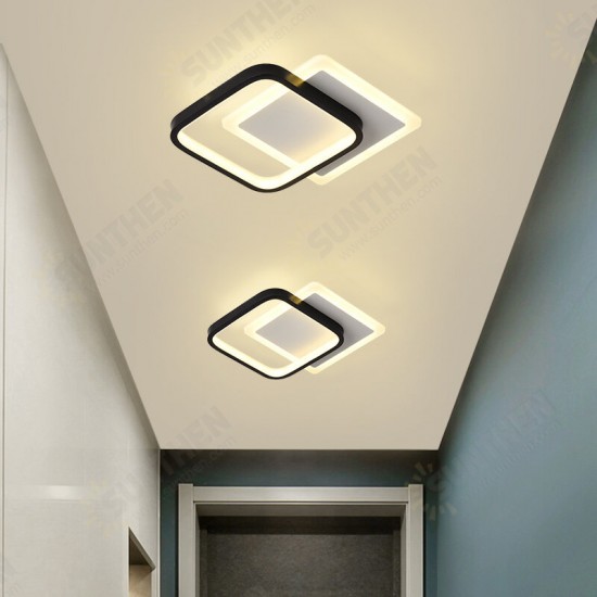 Modern LED Ceiling Light Dimmable Acrylic Lamp Fixtures Bedroom Hallway 85-265V Modern LED Ceiling Light Dimmable Acrylic Lamp Fixtures Bedroom Hallway 85-265V