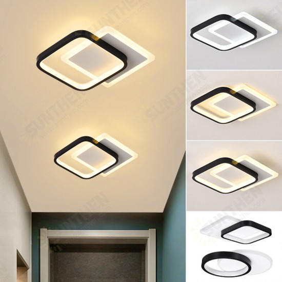 Modern LED Ceiling Light Dimmable Acrylic Lamp Fixtures Bedroom Hallway 85-265V Modern LED Ceiling Light Dimmable Acrylic Lamp Fixtures Bedroom Hallway 85-265V