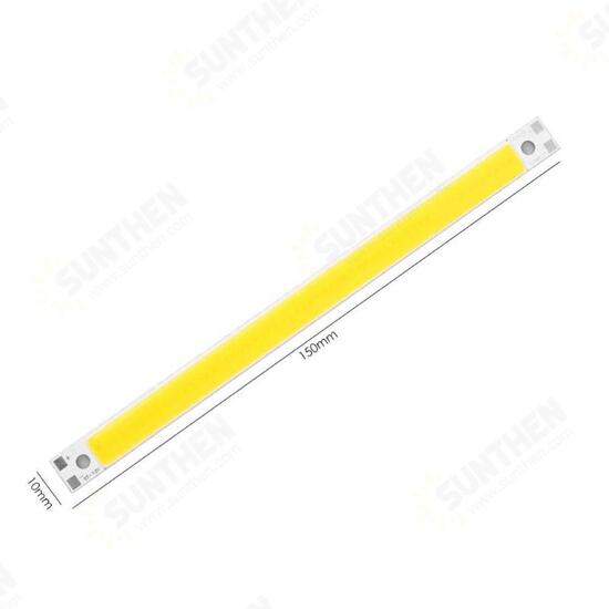 10W DC12-14V Warm White/White COB LED Chip Panel Strip Lamp 1400LM Light Source DIY 150x10mm