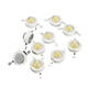 10pcs 3W LED Lamp Bulb Chips 200-230Lm White/Warm White Beads 3.2-3.4V