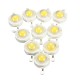 10pcs 3W LED Lamp Bulb Chips 200-230Lm White/Warm White Beads 3.2-3.4V