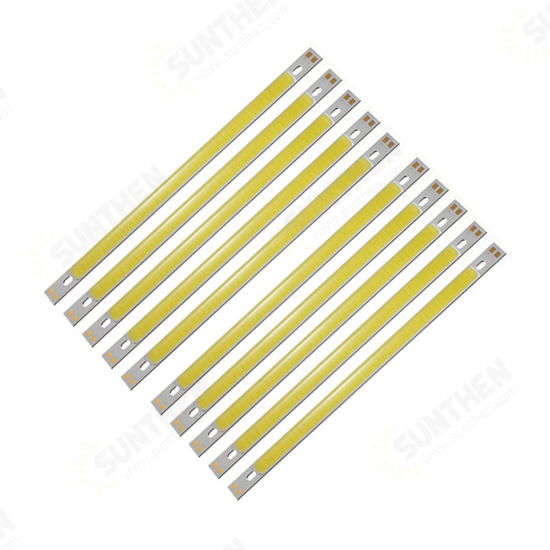 10pcs Pure White High Power 10W COB LED Chip Light DC12-14V for DIY 200x10MM Lamp