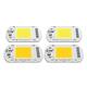 1X 5X 10X 50W 4200LM Warm/White DIY COB LED Chip Bulb Bead 60x40mm For Flood Light AC110/220V