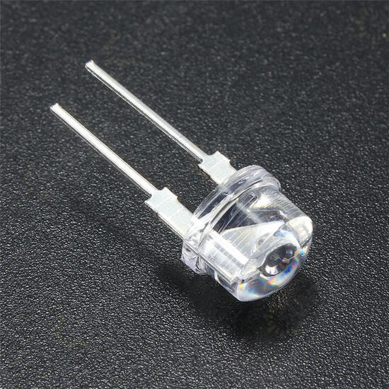 20pcs 8mm Straw Hat Blue Green Yellow Red LED Water Clear Light Emitting Diodes Lamp