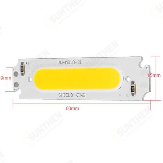 2W 160LM White/Warm White COB LED Light Chip for DIY Flood Light DC12V
