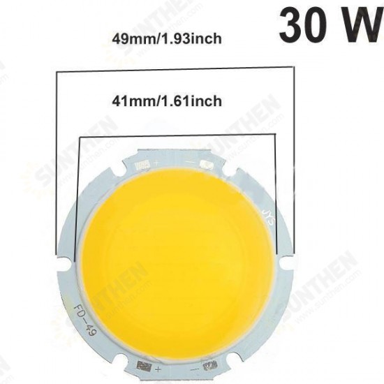 30w Round COB LED Bead Chips For Down Light Ceiling Lamp DC 32-34V