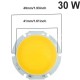 30w Round COB LED Bead Chips For Down Light Ceiling Lamp DC 32-34V