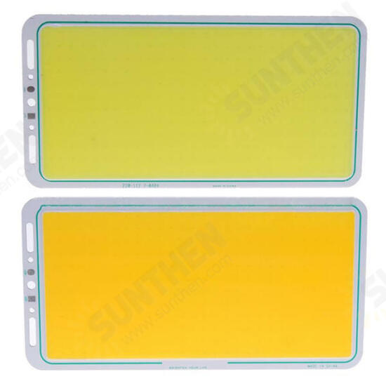 70W White/Warm White LED COB Chip Light 220*112mm for Camping Light Flood Light DC12-14V