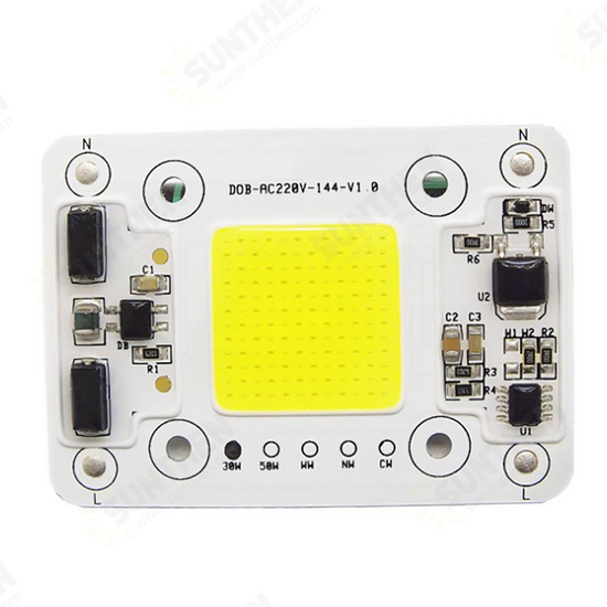 AC110V/220V 30W/50W Waterproof LED Chip Anti-thunder Temperature Control Light Source