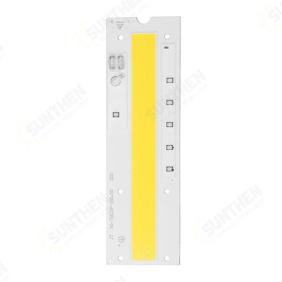 AC160-260V 50W White/Warm White COB LED Chip Light Source 90lm/w 185x55mm for DIY Floodlight