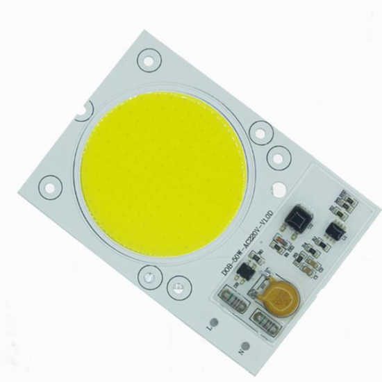 AC170-300V 50W Anti-thunder Temperature Control LED Light Chip White/Warm White IP65 Waterproof