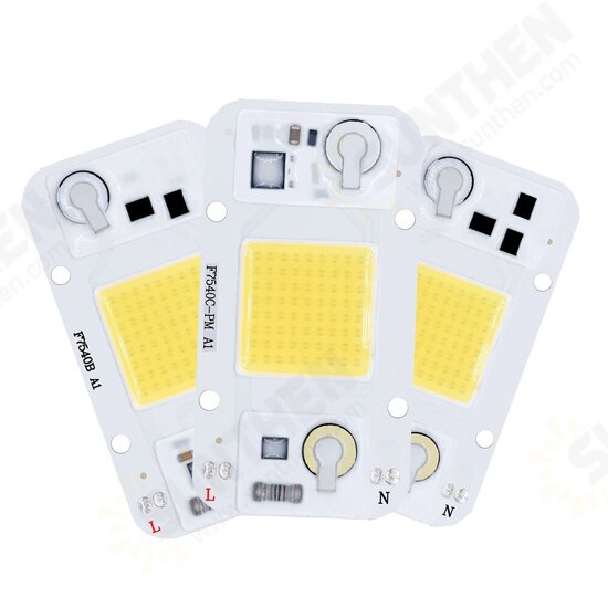 AC220V 20W 30W 50W LED COB Chip Smart IC No Need Driver for Flood Light Spotlight DIY Lighting