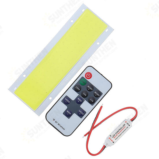 DC12V White/Warm White COB LED Chip DIY with Remote Controller for Car