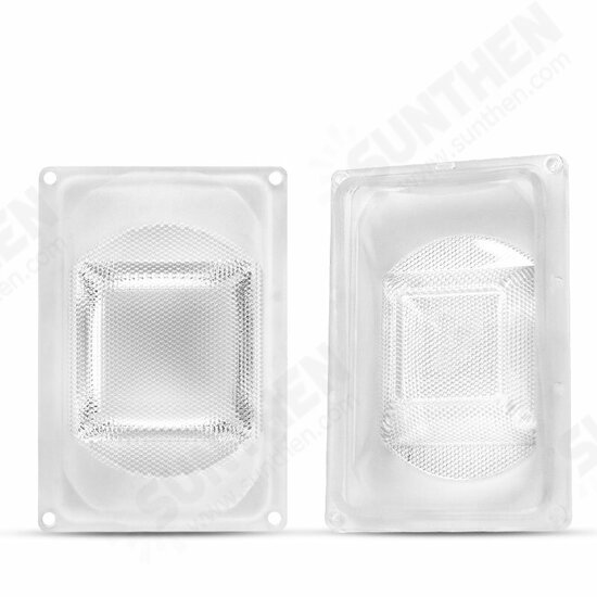 DIY LED Lens ForLUSTRON AC LED COB DOB Lamps Include: PC lens+Reflector+Silicone Ring Lamp Cover shades For LED Grow Light/FloodLight