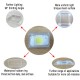 DIY LED Lens ForLUSTRON AC LED COB DOB Lamps Include: PC lens+Reflector+Silicone Ring Lamp Cover shades For LED Grow Light/FloodLight