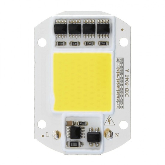 High Power 50W White / Warm White LED COB Light Chip for DIY Flood Spotlight AC220V