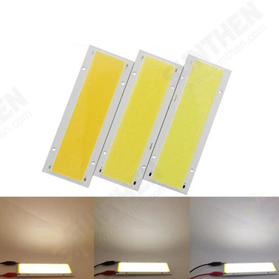 High Power DC12-14V 15W LED Beads COB Chip Light DIY 140x50mm Dimmable Flashing Strip with RF Remote