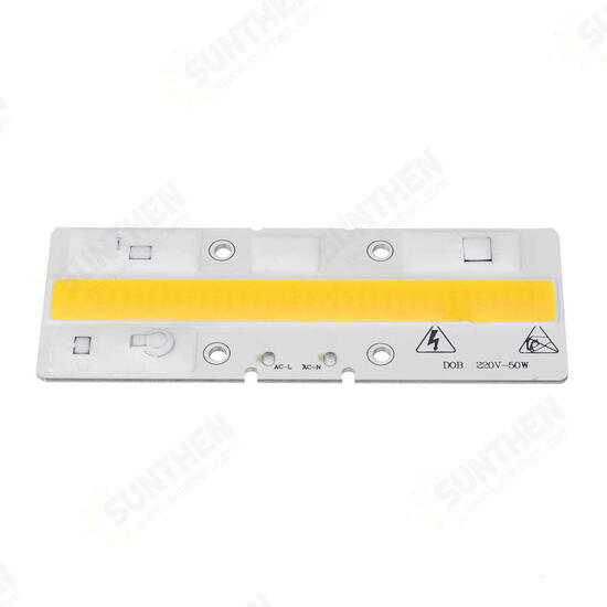 High Powered 50W COB LED Chip Light Source Anti-thunder AC220V for DIY Spotlight Floodlight