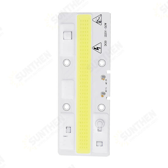 High Powered 50W COB LED Chip Light Source Anti-thunder AC220V for DIY Spotlight Floodlight