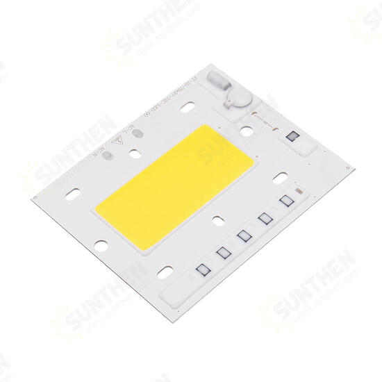 High Powered 50W LED Chip Light Source Anti-thunder AC220V for DIY Spotlight Floodlight