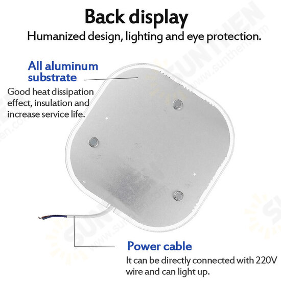 LED Module Lamp Source Ceiling Light Transformation Light Board Square light