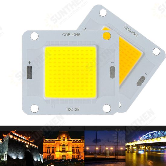 20W 30W 50W White Warm White 120LM/W COB LED Chip Source for Flood Light DC30-40V