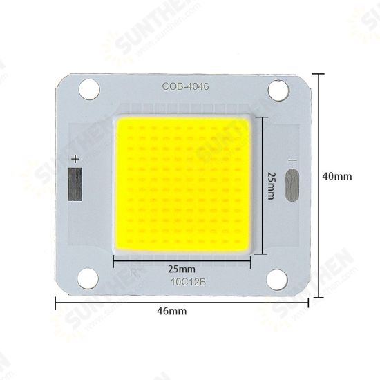 20W 30W 50W White Warm White 120LM/W COB LED Chip Source for Flood Light DC30-40V