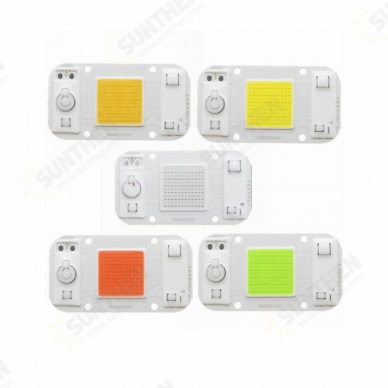 20W/30W/50W Warmwhite/White/Blue/Red/Green COB LED Chip Floodlight Spotlight AC220-240V