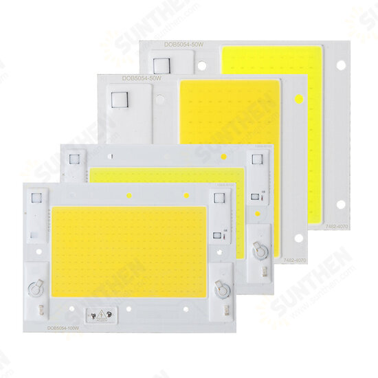 50W 100W Pure White/Nature White Thunder Protection COB LED Chip for Flood Light AC220-240V