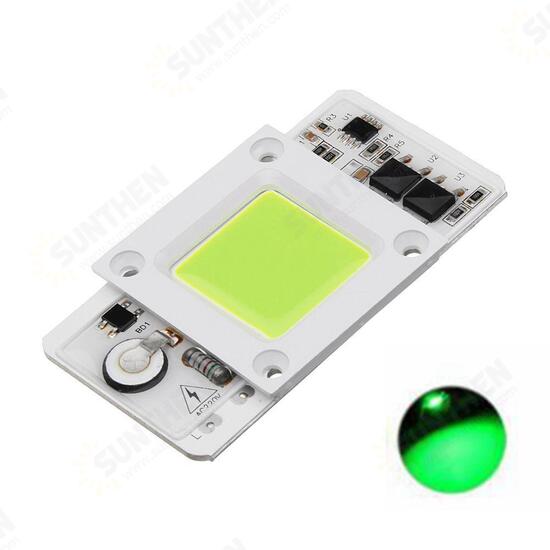 50W Blue/Red/Green Light Non-drive Thunder Protection COB LED Chip for DIY Grow Light