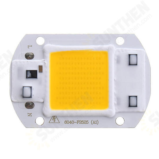 AC110V/220V 20W 30W 50W White/Warm White COB LED Chip 40X60mm for DIY Flood Light