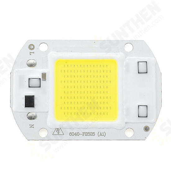 AC110V/220V 20W 30W 50W White/Warm White COB LED Chip 40X60mm for DIY Flood Light