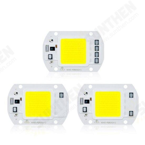 AC110V/220V 20W 30W 50W White/Warm White COB LED Chip 40X60mm for DIY Flood Light